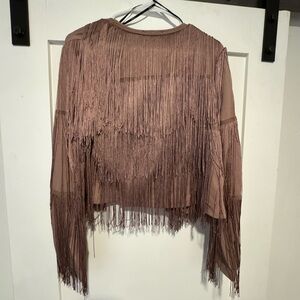 Forever 21 Fringe Jacket